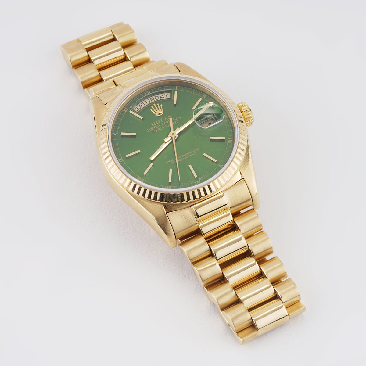 Rolex Day Date 36 President Green Dial Circa 1986 | New York