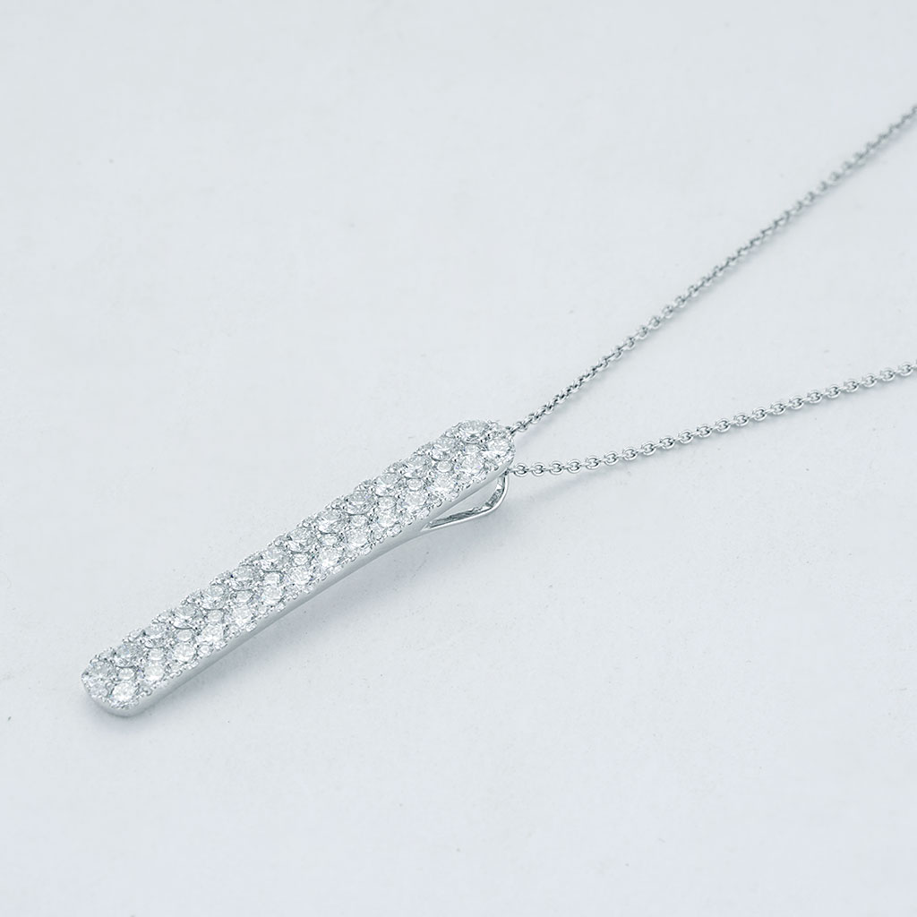Suki Jewelry | Vertical Bar Diamond Necklace