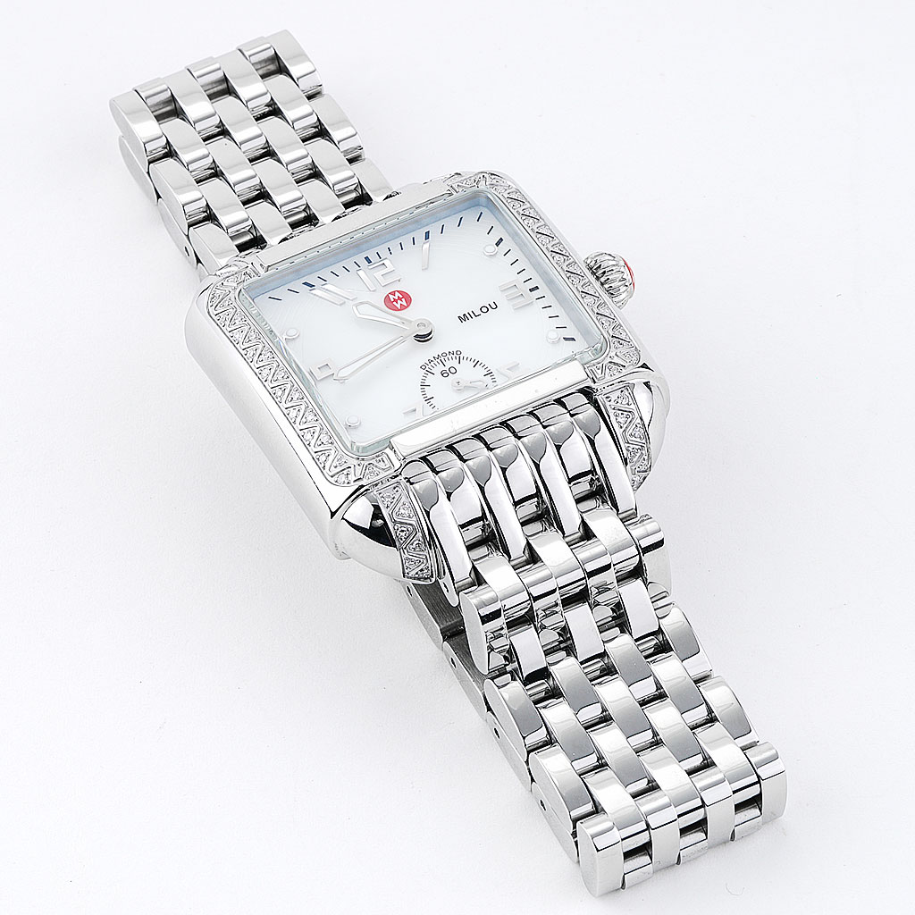 Michele milou sale diamond watch