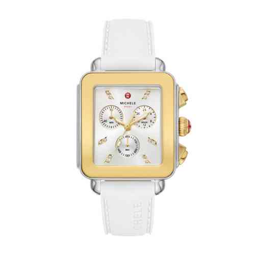 Michele deco sport watch on sale white