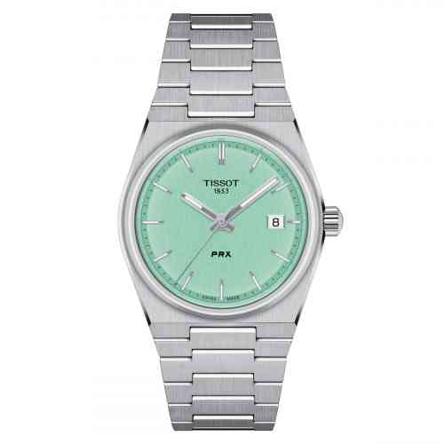 Tissot PRX 35mm Quartz Light Green Dial Stainless Steel Band