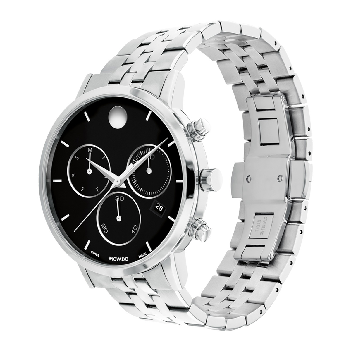 Movado museum classic outlet stainless steel