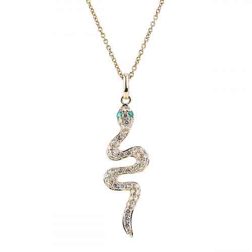 Zoë Chicco 14k Gold Medium Snake Chain Necklace – ZOË CHICCO