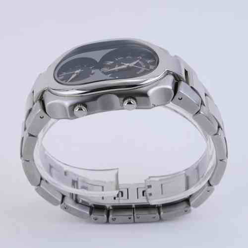 Philip Stein Teslar 2 Time Zone Black Dials 44 x 30 MM | New Philip Stein Teslar 2 Time Zone Black Dials 44 x 30 MM | New