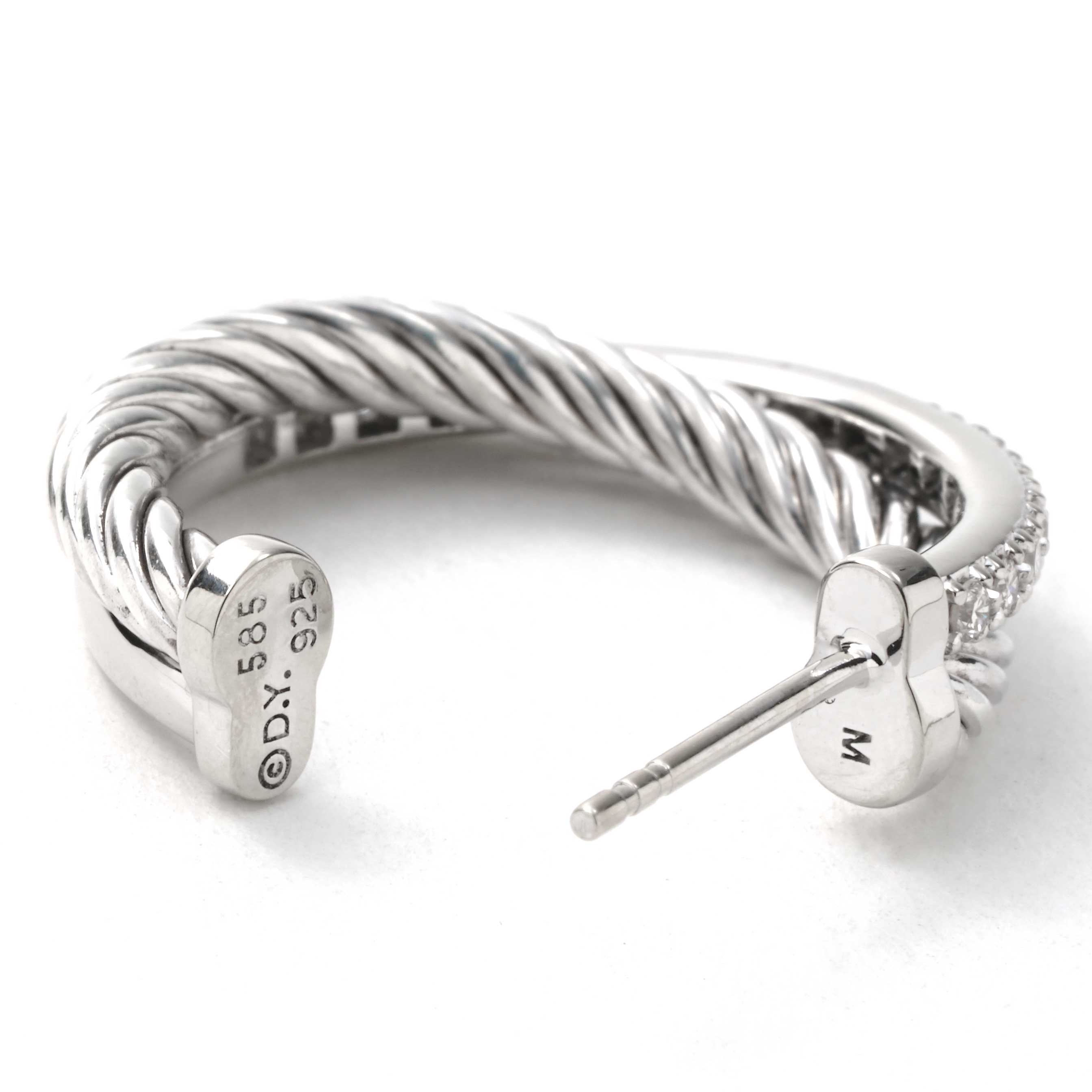David Yurman Linked Crossover Cable Bracelet 18k Yellow Gold & Sterling  Silver - Ideal Luxury