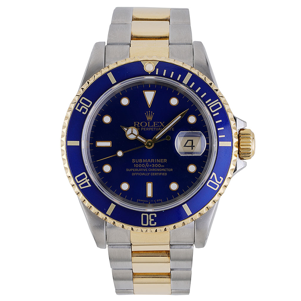 Sæt tøj væk Erkende Konsekvenser Rolex Submariner Date 40 Blue Dial Two-Tone Circa 1991 | New York Jewelers  Chicago