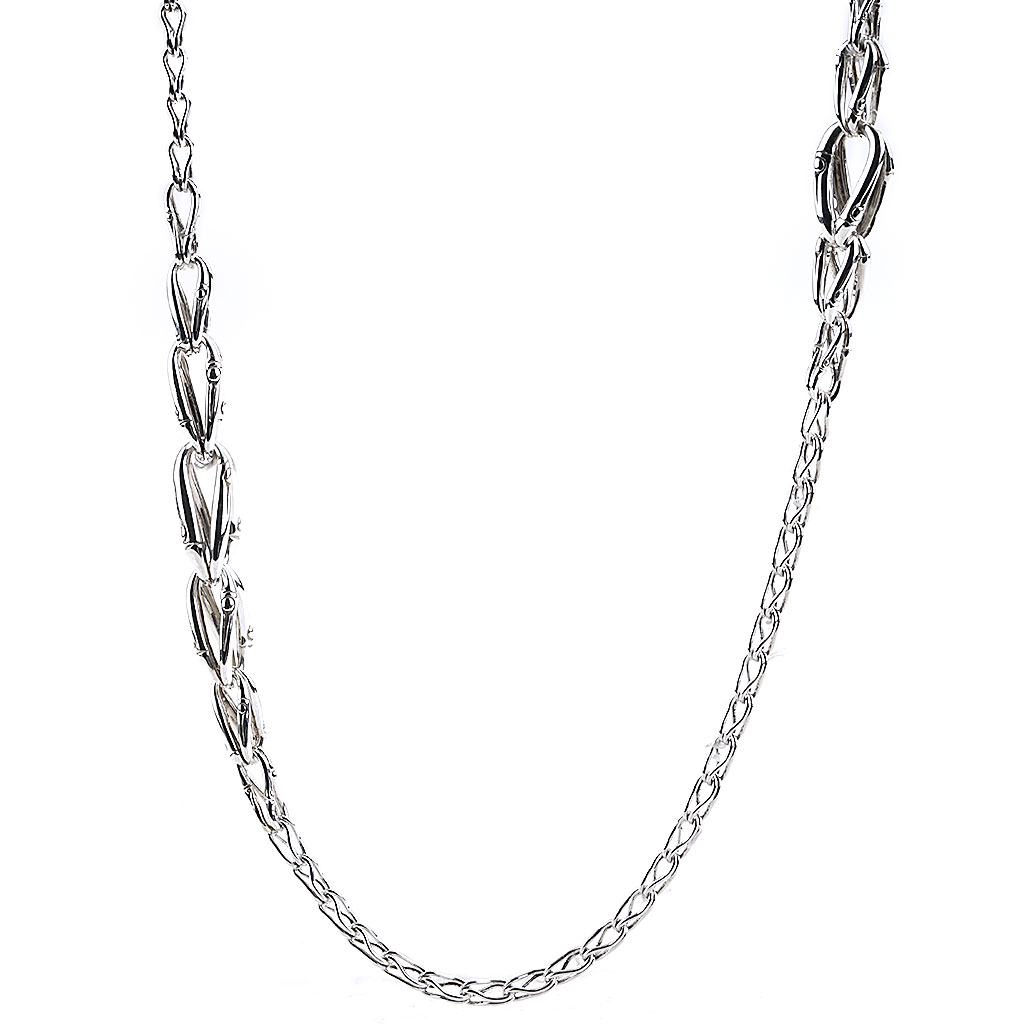 Sterling Silver Delicate Knot Station Necklace – Sterling Forever