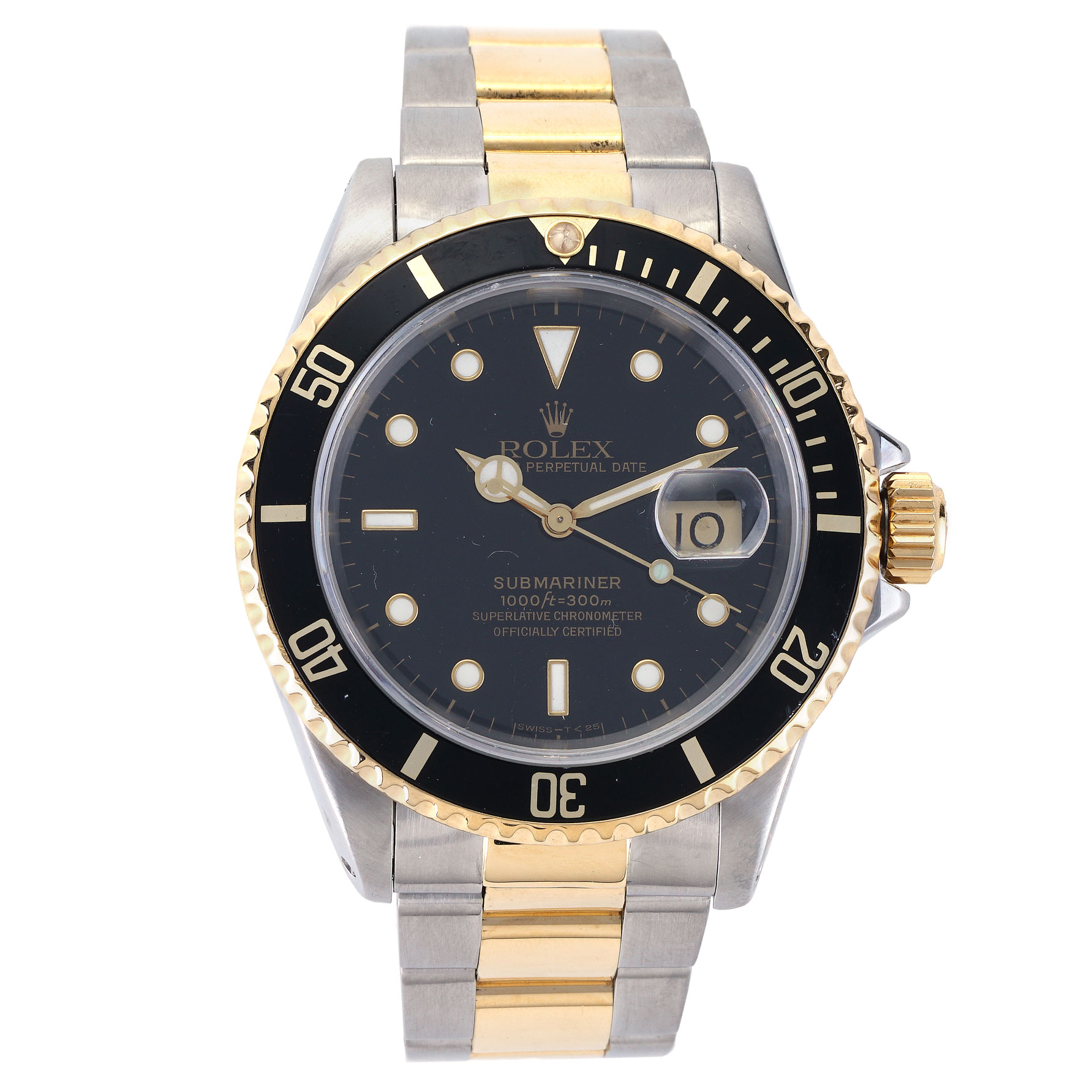 Rolex Submariner 18k Two Tone 16613 