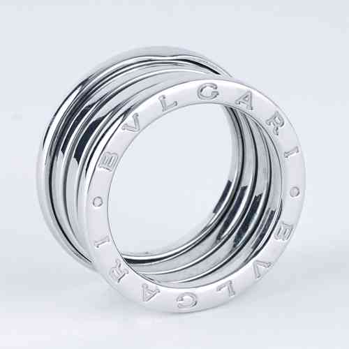 Bulgari B.Zero 1 Collection Three Band Ring in White Gold