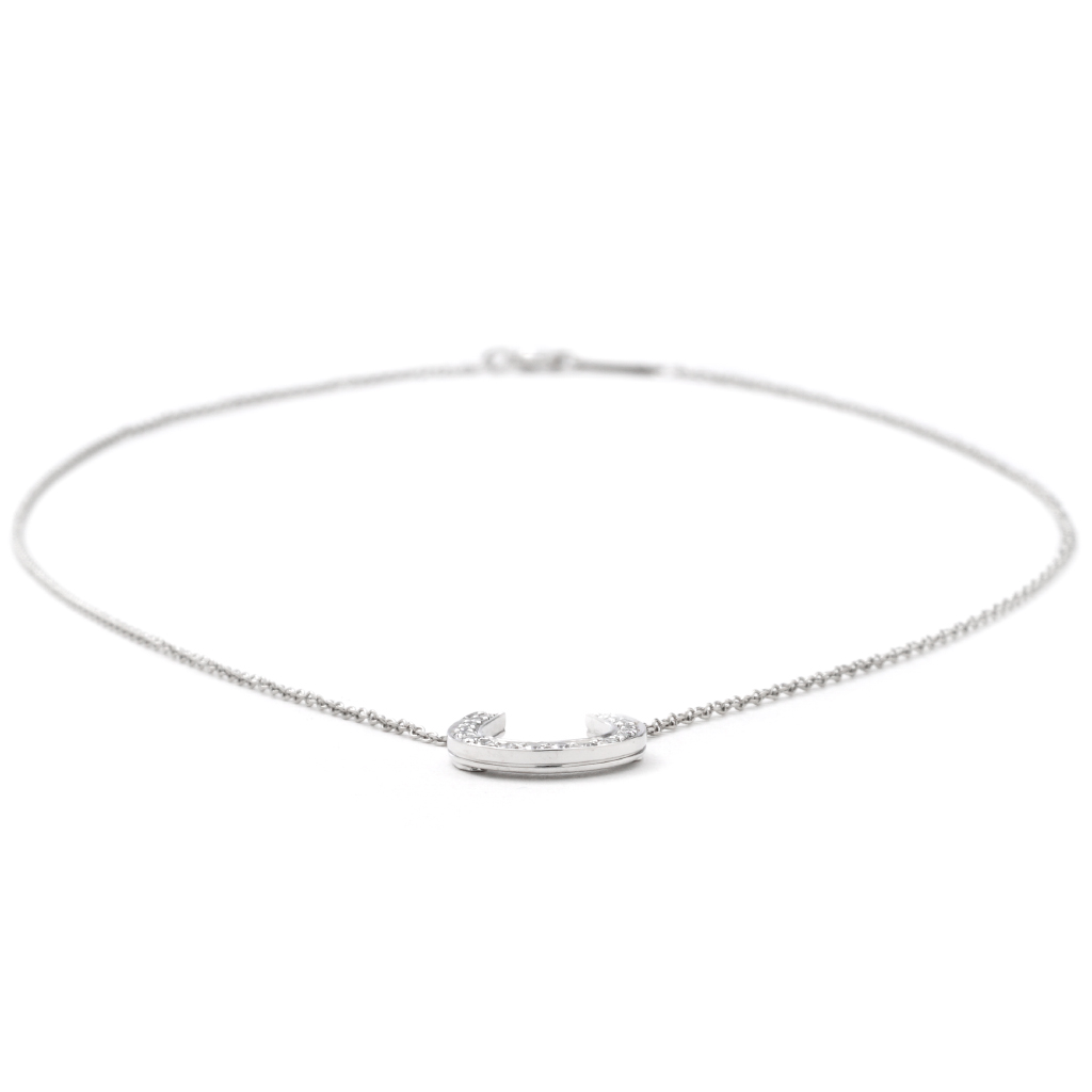 The Diamond Horseshoe Necklace x Five Marys – Yearly Co.