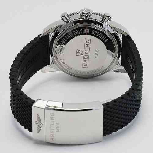 Breitling Superocean Chronograph 44mm Black Dial on Black Rubber 