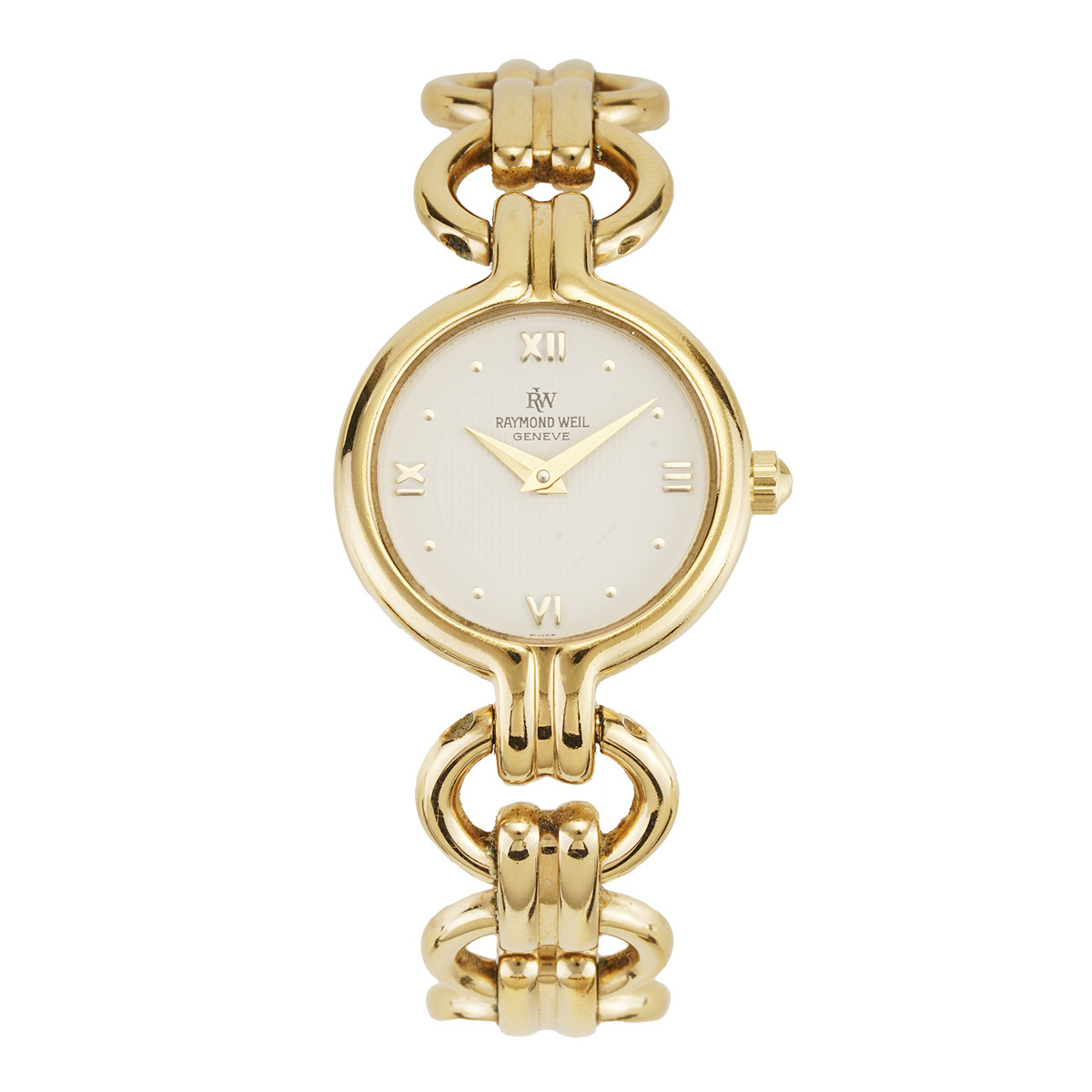 Ladies Raymond Weil Fancy Link Cocktail Watch Electroplated