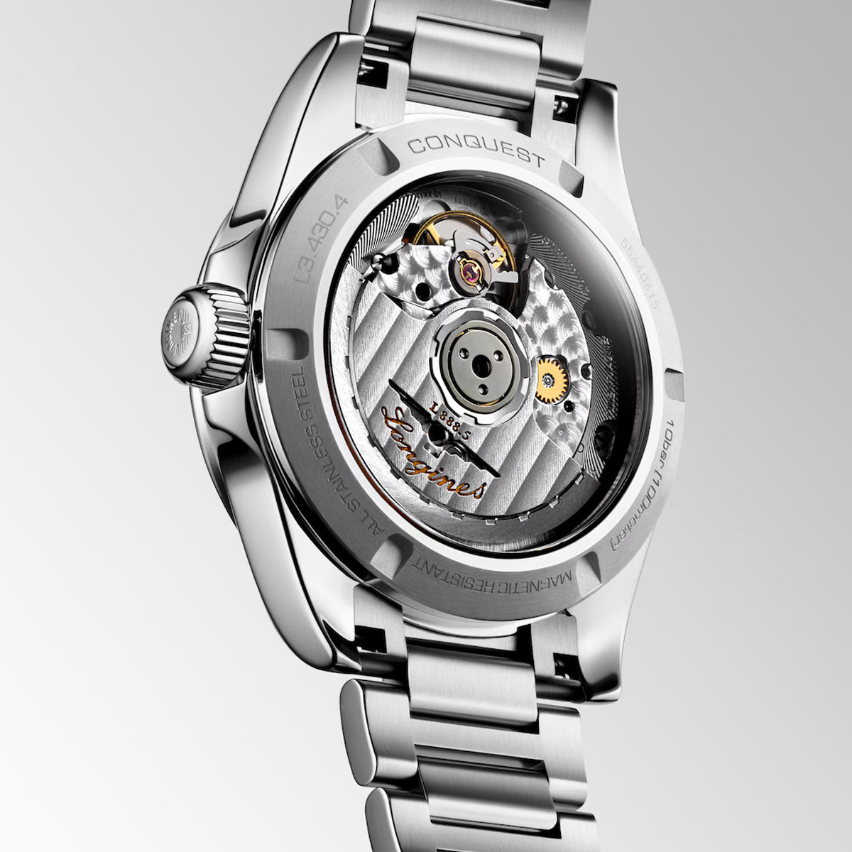 Longines Conquest 34mm Ice Blue Dial Stainless Band | New York