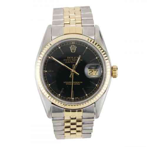 Rolex Datejust 36 Black Dial Two Tone Circa 1978 | New York