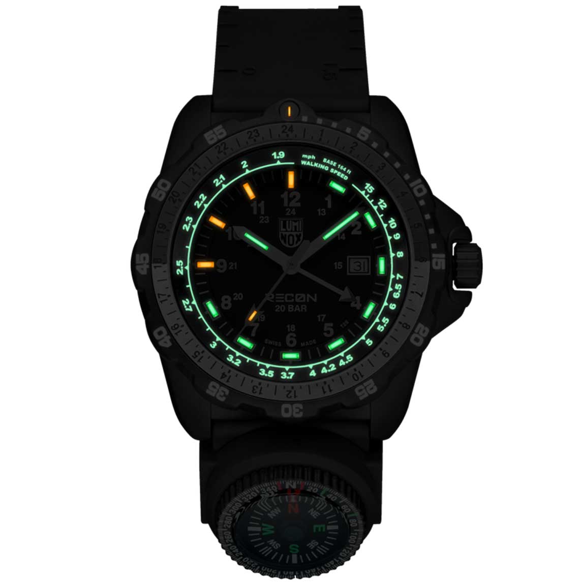 Luminox Recon Nav SPC 8830 Series Black GMT | New York Jewelers 