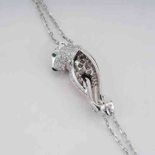 Cartier blushy diamond snake necklace price