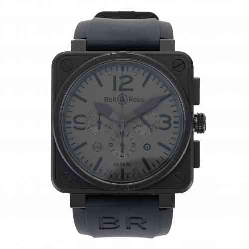 Bell Ross Black Limited Edition Br01 94 Commando 46mm New York