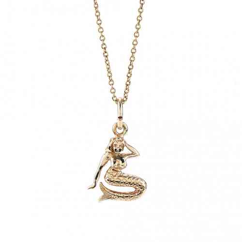 Little Mermaid Pendant 14 kt can be made in 10 high quality kt as well!!