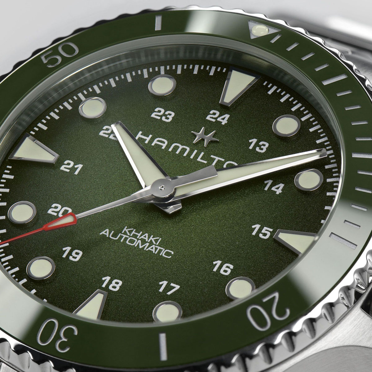 Orologio Hamilton Khaki Navy Scuba Auto Subacqueo verde