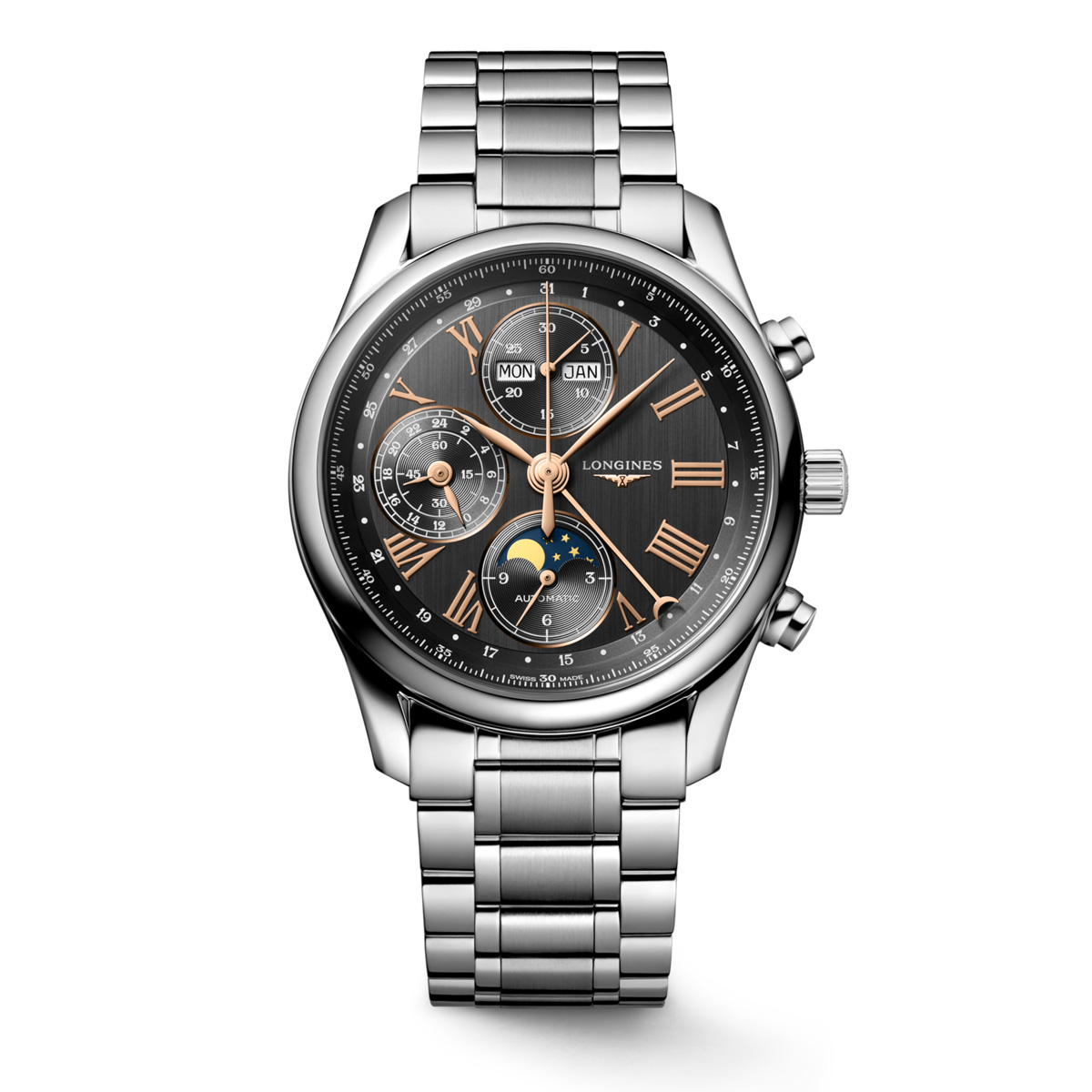 Longines master collection on sale triple date chronograph moonphase