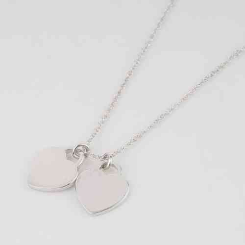 Tiffany & Co. Mini Double Heart Return To Tiffany Pendant