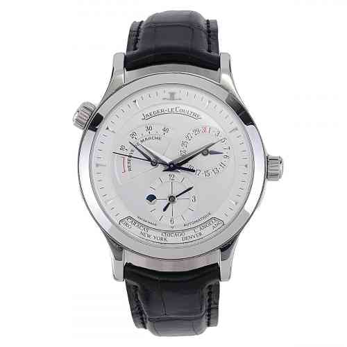 Jaeger-LeCoultre Master Control Geographic Dual Time Date Automatic Steel