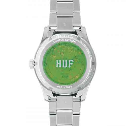 Seiko 5 Sports x HUF Limited Edition 39.4mm Green Dial Stainless