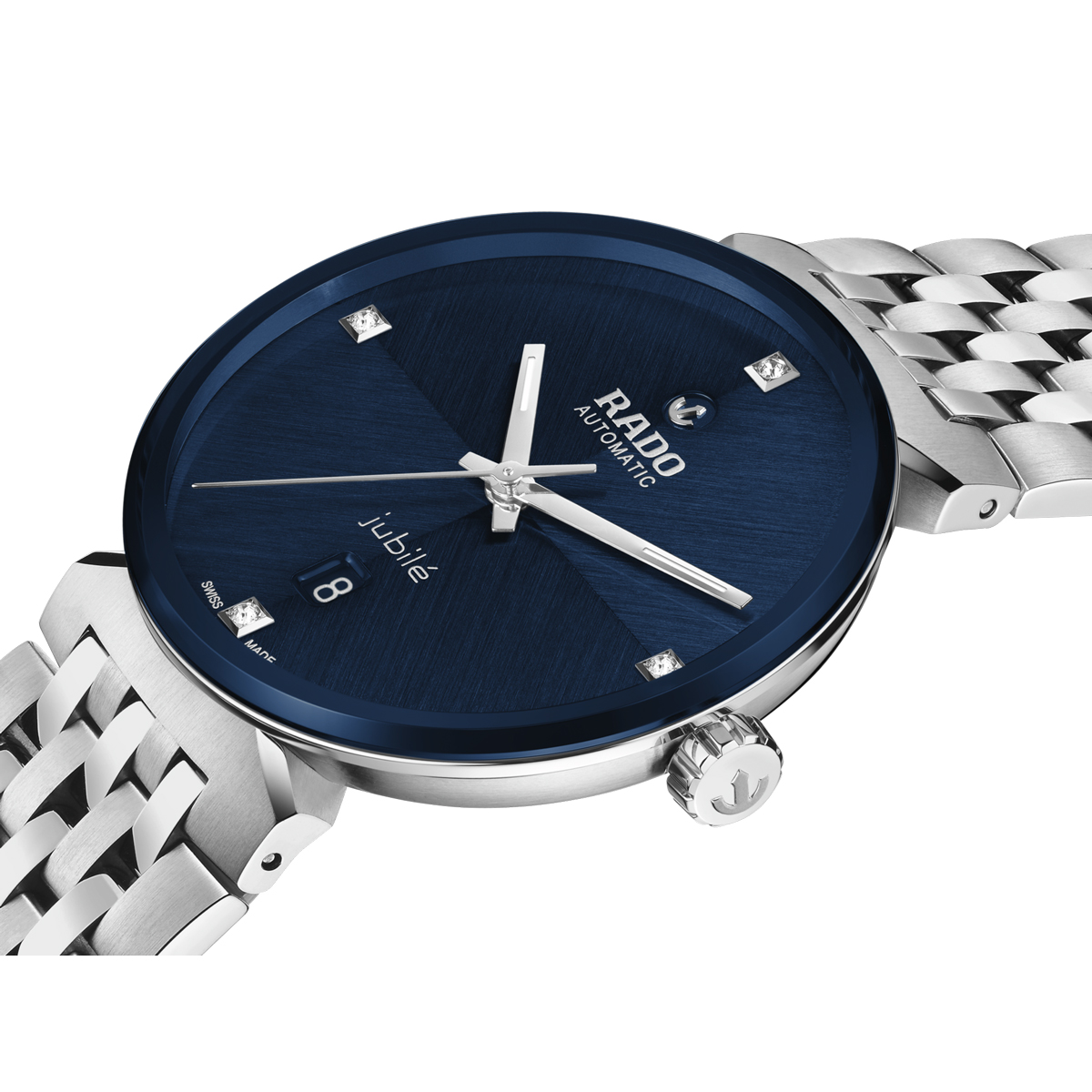 Rado Florence Automatic Blue Diamond Dial Stainless Band | New