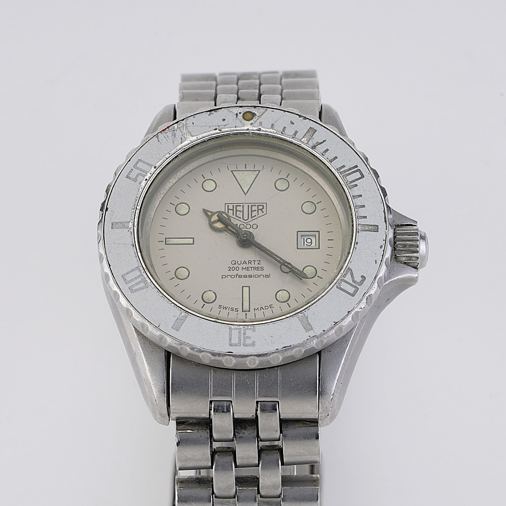 TAG Heuer 1000 Series 33mm Silver Dial Stainless Steel New York