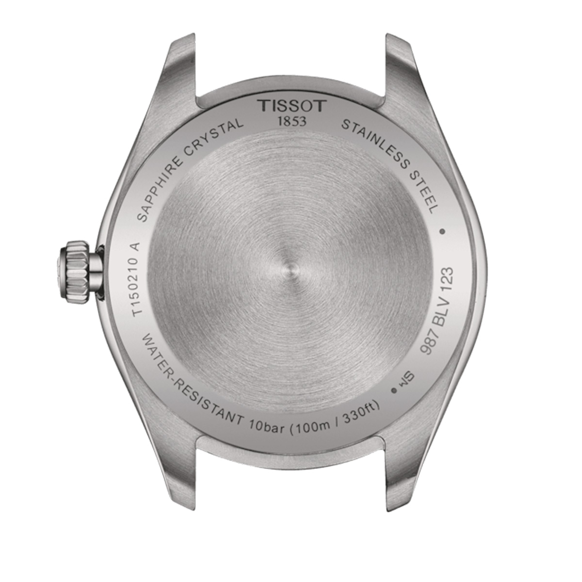 Tissot stainless steel outlet sapphire crystal