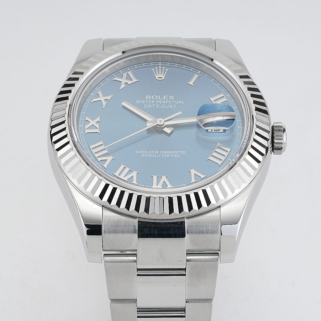 Rolex Datejust Ii Blue Roman Dial New York Jewelers Chicago