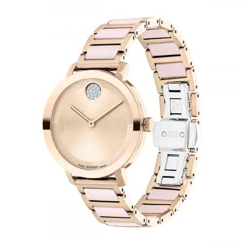 Movado Bold Evolution 2.0 Rose Dial Rose and Ceramic  display picture 3