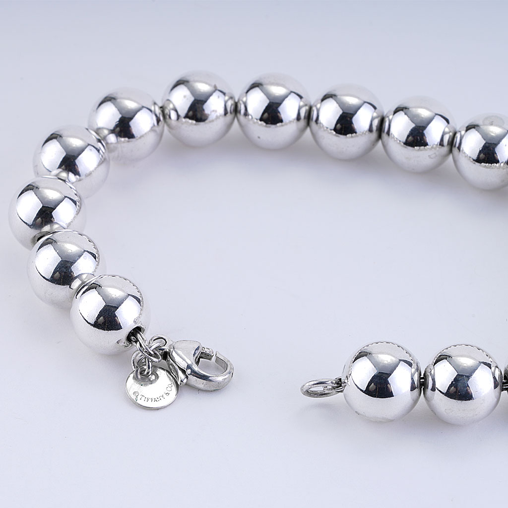 Buy Tiffany and Co City Hard Wear Sterling Silver Ball Bracelet Online in  India - Etsy