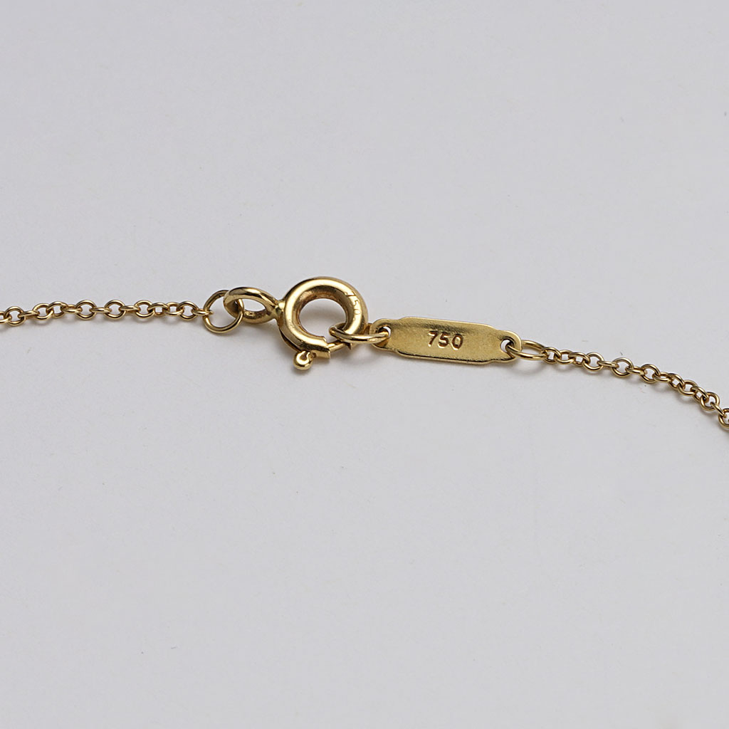 Tiffany & Co retired Peace Symbol Necklace 18k Yellow Gold | New York ...