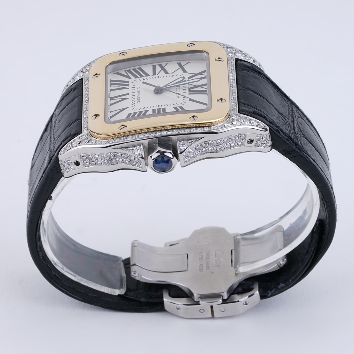 Cartier Santos 100 Full Diamond 2024