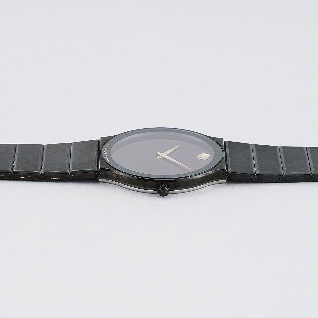 Movado Museum 32mm in Black | New York Jewelers Chicago