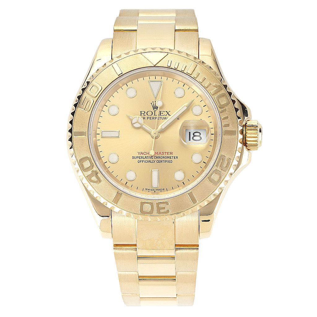 Rolex Yachtmaster Gold Dial Yellow Gold