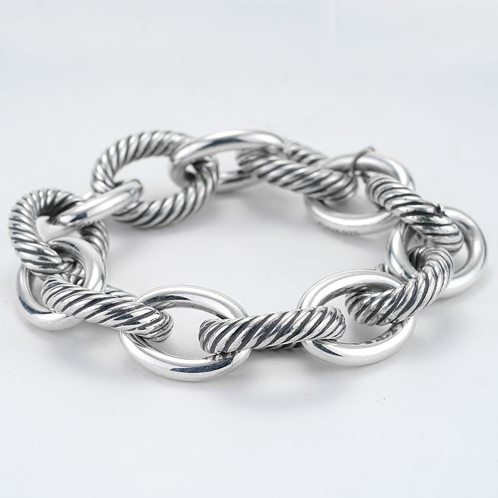 David Yurman Cable Oval Link Bracelet | New York Jewelers Chicago