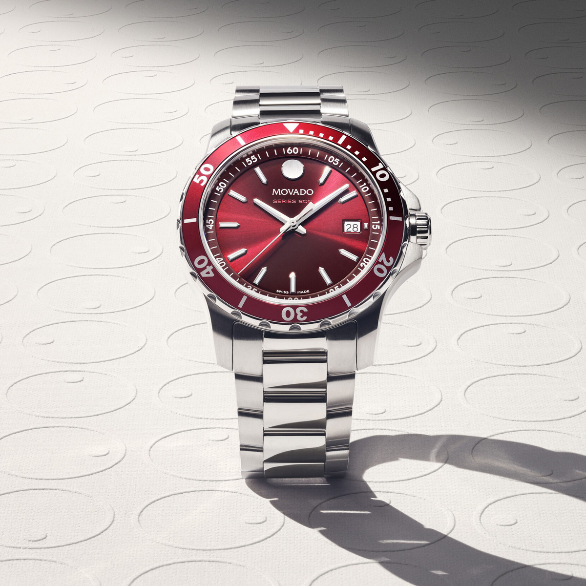 Stainless Steel Red Movado Movado Series 800 Red Movado Watch Sold