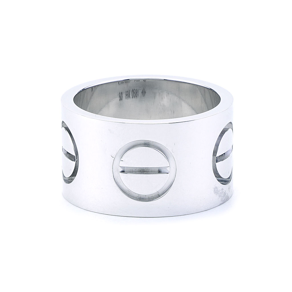 Cartier love outlet ring silver price