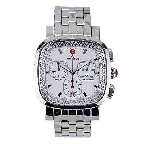 Michele Sport Sail Chronograph Diamond Bezel New York