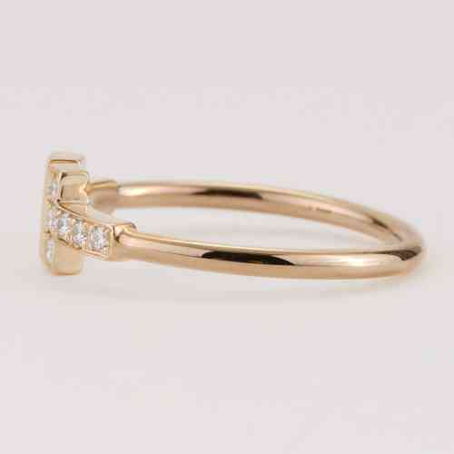 Tiffany & Co. Tiffany T Wire Ring Rose Gold | New York Jewelers