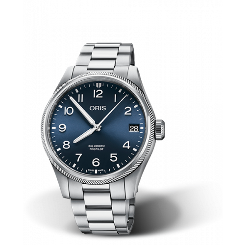 Oris Big Crown ProPilot Big Date Blue Dial Stainless Steel Bracelet