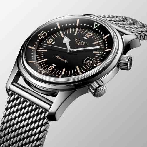 Longines legend diver mesh on sale bracelet