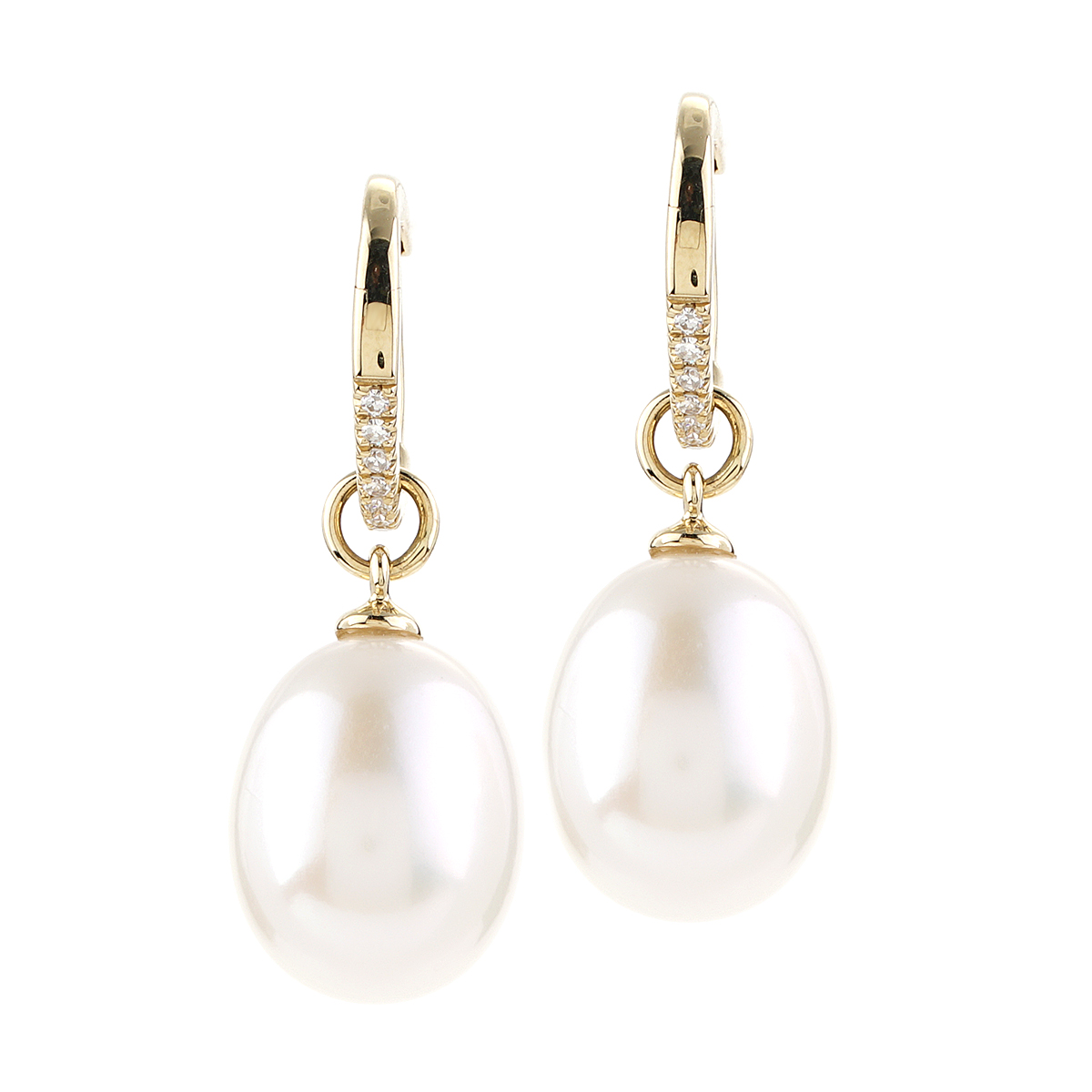 10-11mm Black Tahitian Pearl and .10 ct. t.w. Diamond Drop Earrings in 14kt  White Gold | Ross-Simons | Diamond drop earrings, Diamond earrings for  women, Diamond drops