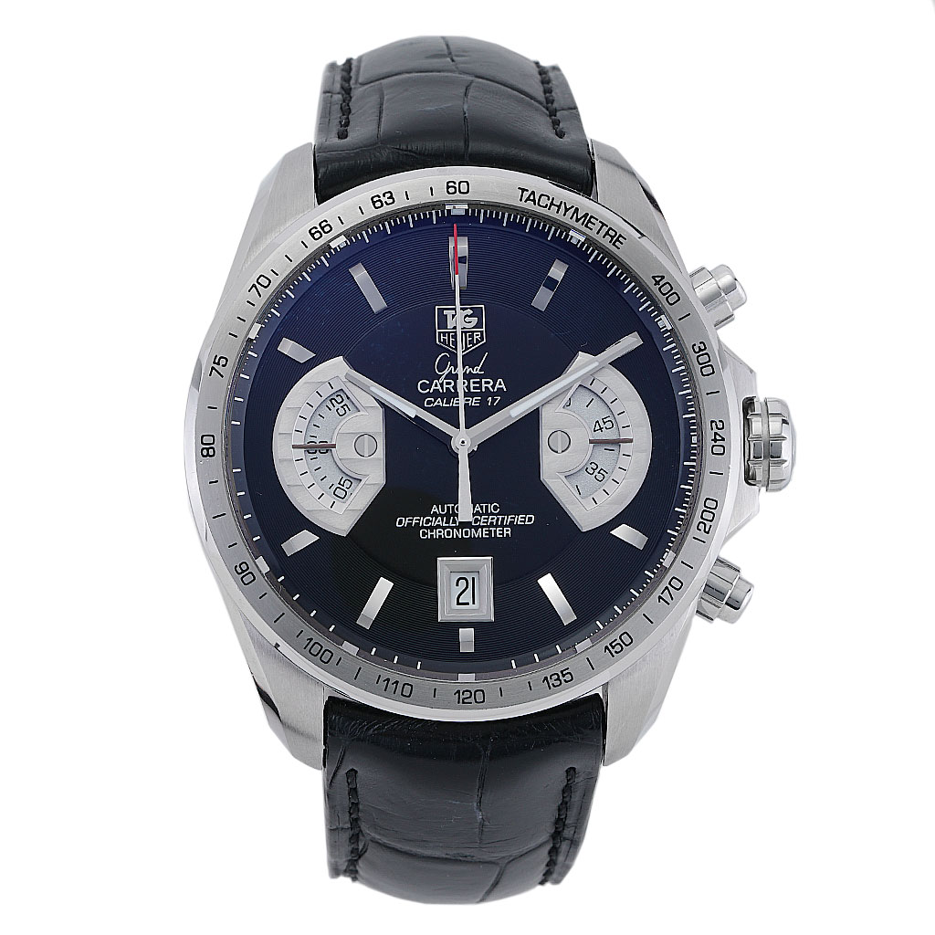 TAG Heuer Grand Carrera Steel Black Dial Automatic Men's Watch