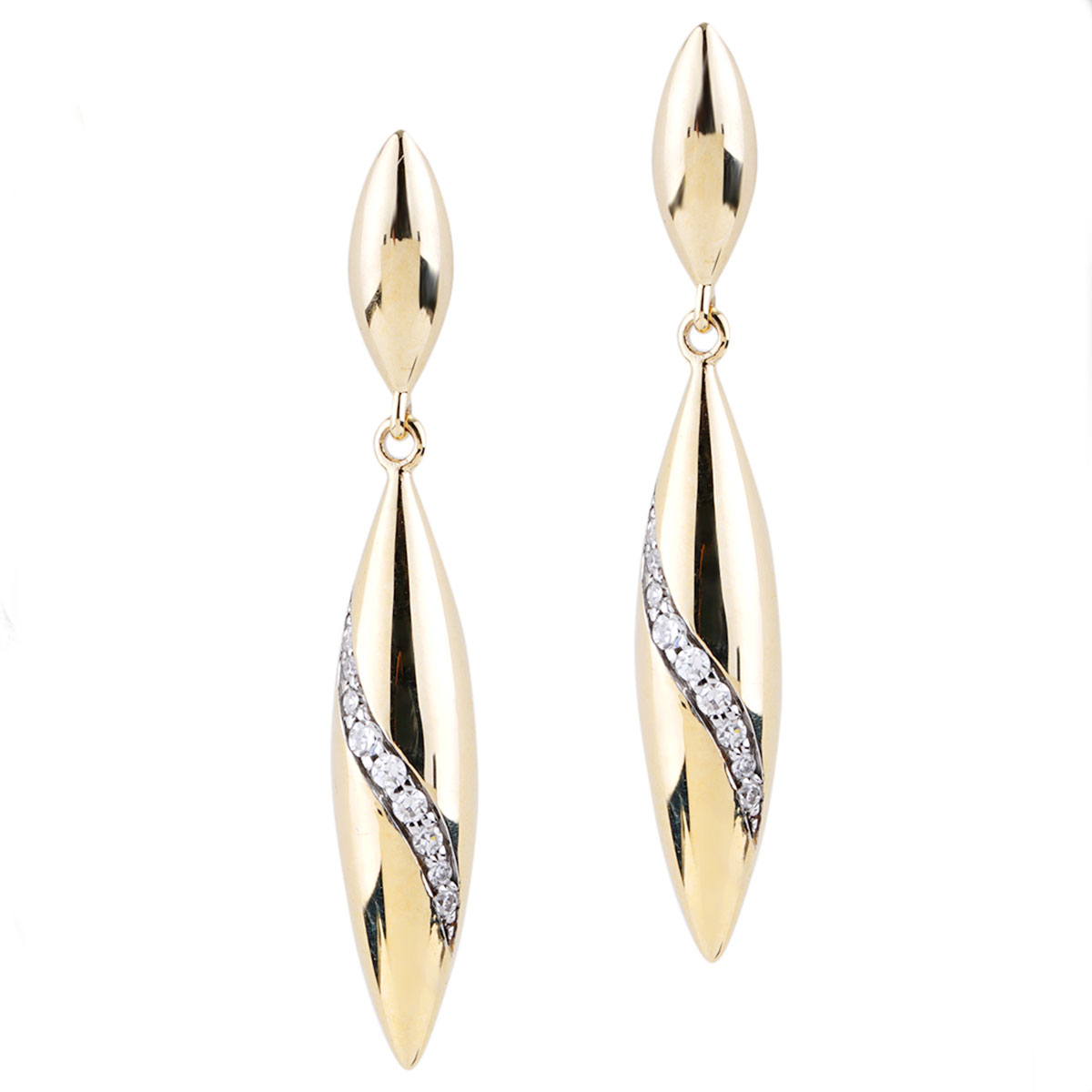 gold earrings new design | earrings design | Dishis Jewels