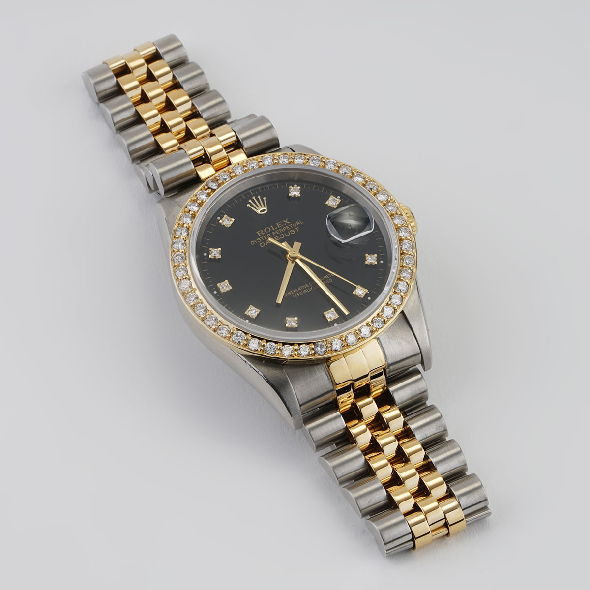 Rolex Datejust 36 Black Diamond Dial Circa 1996 | New York