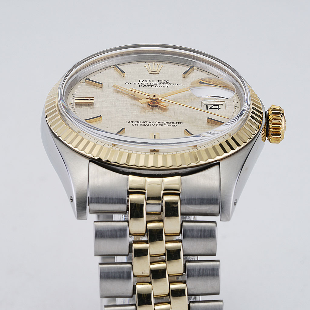 Rolex Datejust 36mm with Linen Dial in Two-Tone | New York Jewelers Chicago