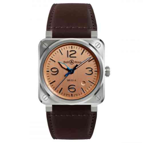 Bell Ross BR 03 Copper Dial Brown Leather Strap New York